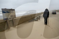 Gale-force winds blow away £20m sandscaping project in North Norfolk.
