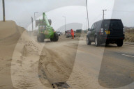 Gale-force winds blow away £20m sandscaping project in North Norfolk.