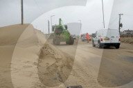 Gale-force winds blow away £20m sandscaping project in North Norfolk.