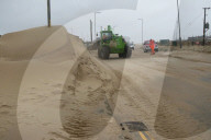 Gale-force winds blow away £20m sandscaping project in North Norfolk.