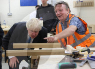 Boris Johnson visits Exeter College Construction Centre