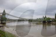 Hammersmith Bridge closes to all traffic including pedestrians, cyclists and boats going under it after cracks in the bridge appeared to worsen by the heatwave