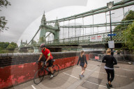 Hammersmith Bridge closes to all traffic including pedestrians, cyclists and boats going under it after cracks in the bridge appeared to worsen by the heatwave