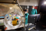UK scientists begin study of how long Covid can survive in the air. Researchers will test length of time virus stays infectious in different climatic conditions