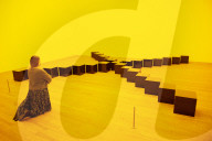 Bruce Nauman exhibition at the Tate Modern, Bankside, London.
