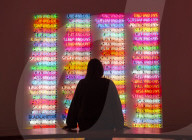 Bruce Nauman exhibition at the Tate Modern, Bankside, London.
