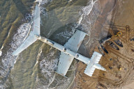 NEWS - Das "kaspische Seemonster": Russisches Flugboot Ekranoplan wird in Derbent ausgestellt