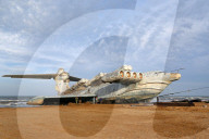 NEWS - Das "kaspische Seemonster": Russisches Flugboot Ekranoplan wird in Derbent ausgestellt