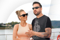 PEOPLE - Laura Müller und Michael Wendler an Bord des Event-Schiffes "Blue Rhapsody" während der Dreharbeiten zu DSDS