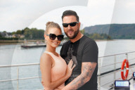 PEOPLE - Laura Müller und Michael Wendler an Bord des Event-Schiffes "Blue Rhapsody" während der Dreharbeiten zu DSDS