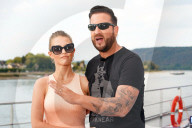PEOPLE - Laura Müller und Michael Wendler an Bord des Event-Schiffes "Blue Rhapsody" während der Dreharbeiten zu DSDS