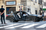 PEOPLE - Tom Cruise auf dem Set von 'Mission Impossible 7' in Via Panisperna in Rom