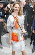 Antoine Arnault Natalia Vodianova arriving at Louis Vuitton Show during the Paris Fashion Week 2020