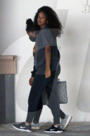 A makeup free Kelly Rowland seen for the first time since announcing she is pregnant with her second child. 