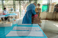 NEWS - Coronavirus: Covid-19-Tests in Neu-Delhi