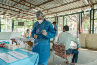NEWS - Coronavirus: Covid-19-Tests in Neu-Delhi