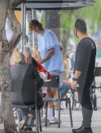 Justin Bieber Steps Out For Lunch After Announcing Collab With Crocs Footwear
