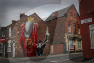 Murals celebrating Liverpool Football Club and it's heroes have appeared across the city in recent years