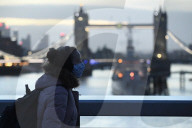 Londoners facing tier 2 in the coming days arriving for work today at London Bridge