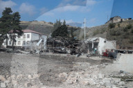 NEWS - Bergkarabach-Konflikt: Martakert nach Bombardierung 