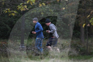 Boris Johnson running with his personal trainer Harry Jameson