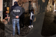 NEWS - Coronavirus: Polizeikontrollen im nächtlichen Rom