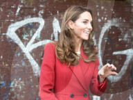 Duchess of Cambridge visits the launch of the Hold Still campaign at Waterloo Station