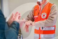 NEWS - Coronavirus: Covid19-Tests in Laroque-d'Olmes in Südfrankreich