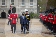 Coldstream Guards provide ceremonial welcome to London for Iraqi Defence Secretary