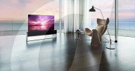 FEATURE -  Der erste Fernseher der Welt von LG, der sich bei Nichtgebrauch einrollt