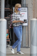 Reese Witherspoon, 44, is seen for the first time since it emerged streaming giant Quibi, where her husband Jim Toth has been employed as a high-ranking manager, is shutting down. 