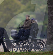 Sophie macht eine herbstliche Ausfahrt mit der Kutsche in Windsor
