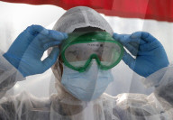 NEWS - Coronavirus: Russland: Desinfektion von Taxis in Moskau