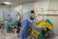 NEWS - Coronavirus: Erste-Hilfe-Abteilung für COVID-19-Patienten während der zweiten Welle in Mailand