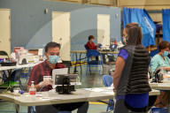 NEWS - USA Wahlen:  Vorzeitige Stimmabgabe in Santa Monica