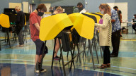NEWS - USA Wahlen:  Vorzeitige Stimmabgabe in Santa Monica