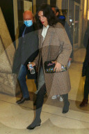 Maiwenn arriving at the screening of her movie Adn in Paris