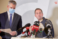 NEWS - Terrorangriff in Wien:  Inenminister Karl Nehammer vor den Medien