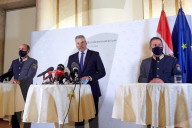 NEWS - Terrorangriff in Wien:  Inenminister Karl Nehammer vor den Medien