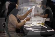 NEWS - USA Wahlen: Stimmenauszählung in Fulton County, Atlanta, Georgia