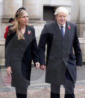 Boris Johnson attends Remembrance Sunday