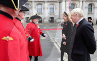Boris Johnson attends Remembrance Sunday