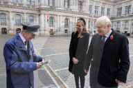 Boris Johnson attends Remembrance Sunday