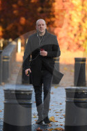 Lee Cain arrives for work today
