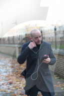 Lee Cain arrives for work today