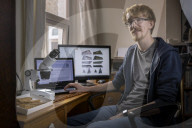 Remains of new flying reptile species spotted in UK museum drawer. Student finds mislabelled fragment of pterosaur, which flew over eastern England up to 66m years ago.