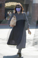Mel GibsonÍs first wife and mother to seven of his nine kids, Robyn Moore, 60, makes a rare public appearance whilst grocery shopping in Malibu on Friday afternoon. 