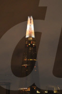 The Shard Christmas lights are switched on in the early hours of Monday 16th November.