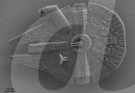 FEATURE - 3D-Druckmodelle von Star Wars unter dem Mikroskop, die dünner als ein menschliches Haar sind
