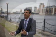The Chancellor Rishi Sunak visits The Royal Docks